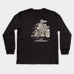 Buzzard rally Kids Long Sleeve T-Shirt